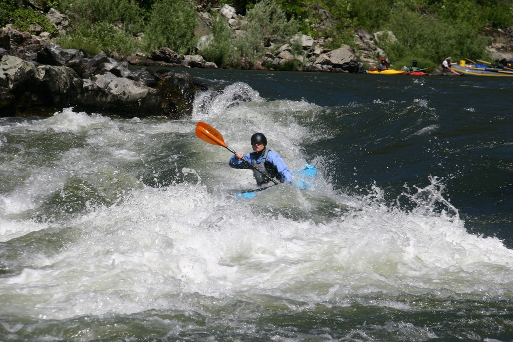 Kayaking through Lower Grave Creek Falls - Sundance Kayak ...