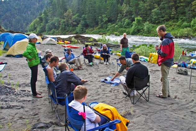 We love wilderness based kayak instruction
