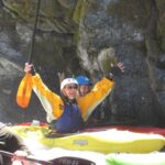 The Author Celebrating After a Successful Run Through Mule Creek Canyon