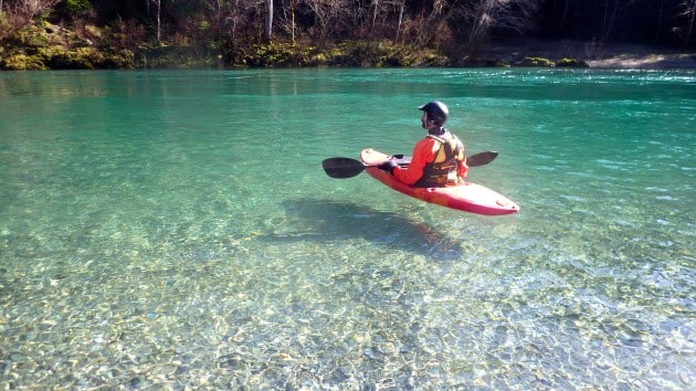 Learning to kayak on the smith river