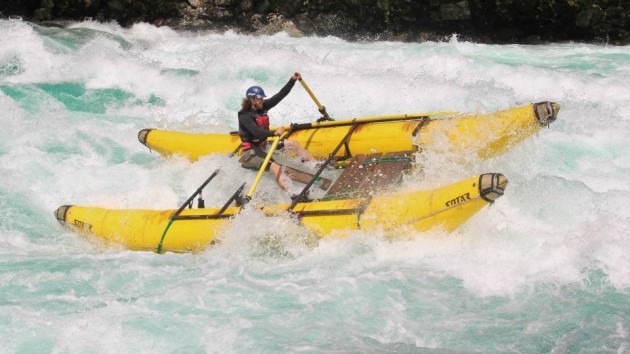 Ryan rowing mundaca rapid on the futalafu river in chile