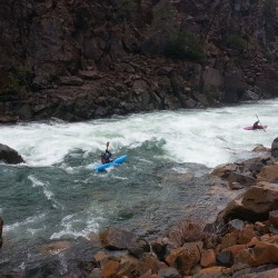 Lori Turbes and Lisa Byars running "Scout" rapid