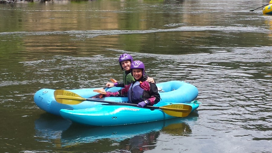 Charlie & Zoe together on the Rogue River