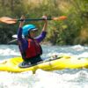 Megan Sach kayaking Oregon's Rogue River