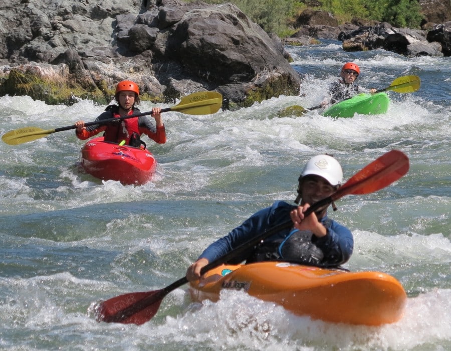 kids kayak camp oregon