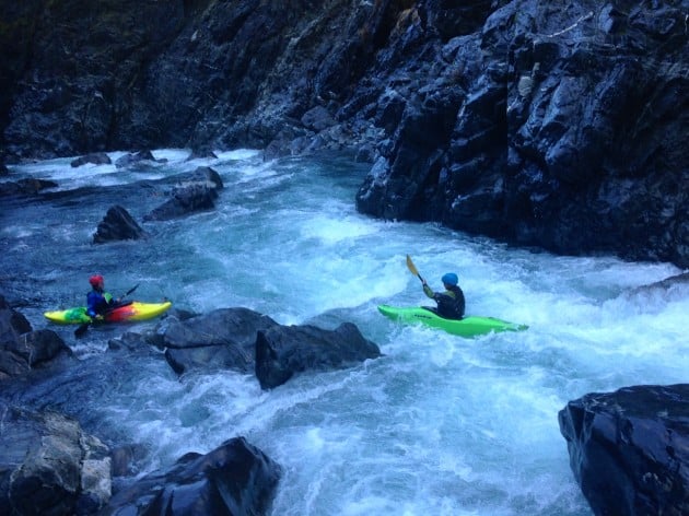 fun rapids in the section between Slide Creek and Granite Creek
