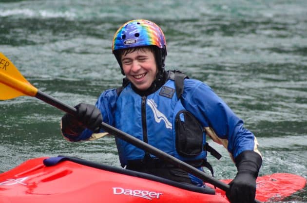 Beginner kayak instruction