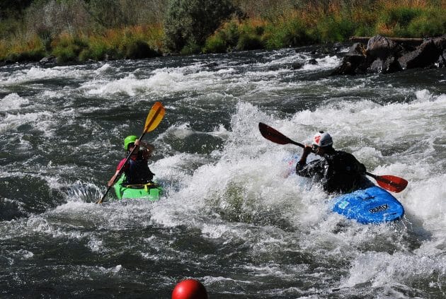 Intermediate kayak school