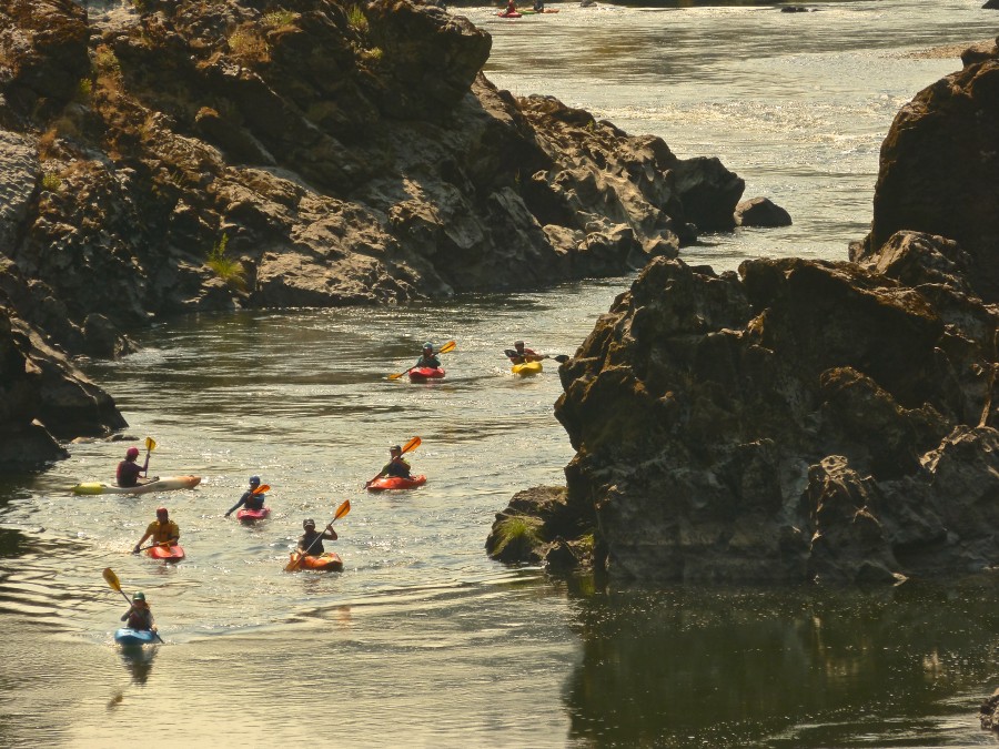 whitewater kayak lesson Rogue River