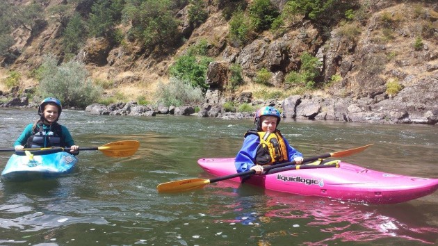 Rogue river youth kayak camp