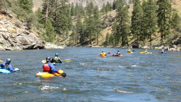 Kayaking Middle Fork Salmon River