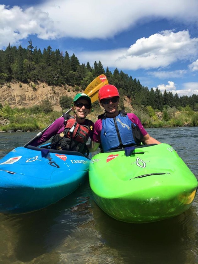 Lori and Liz Rogue River Sundance Kayak School